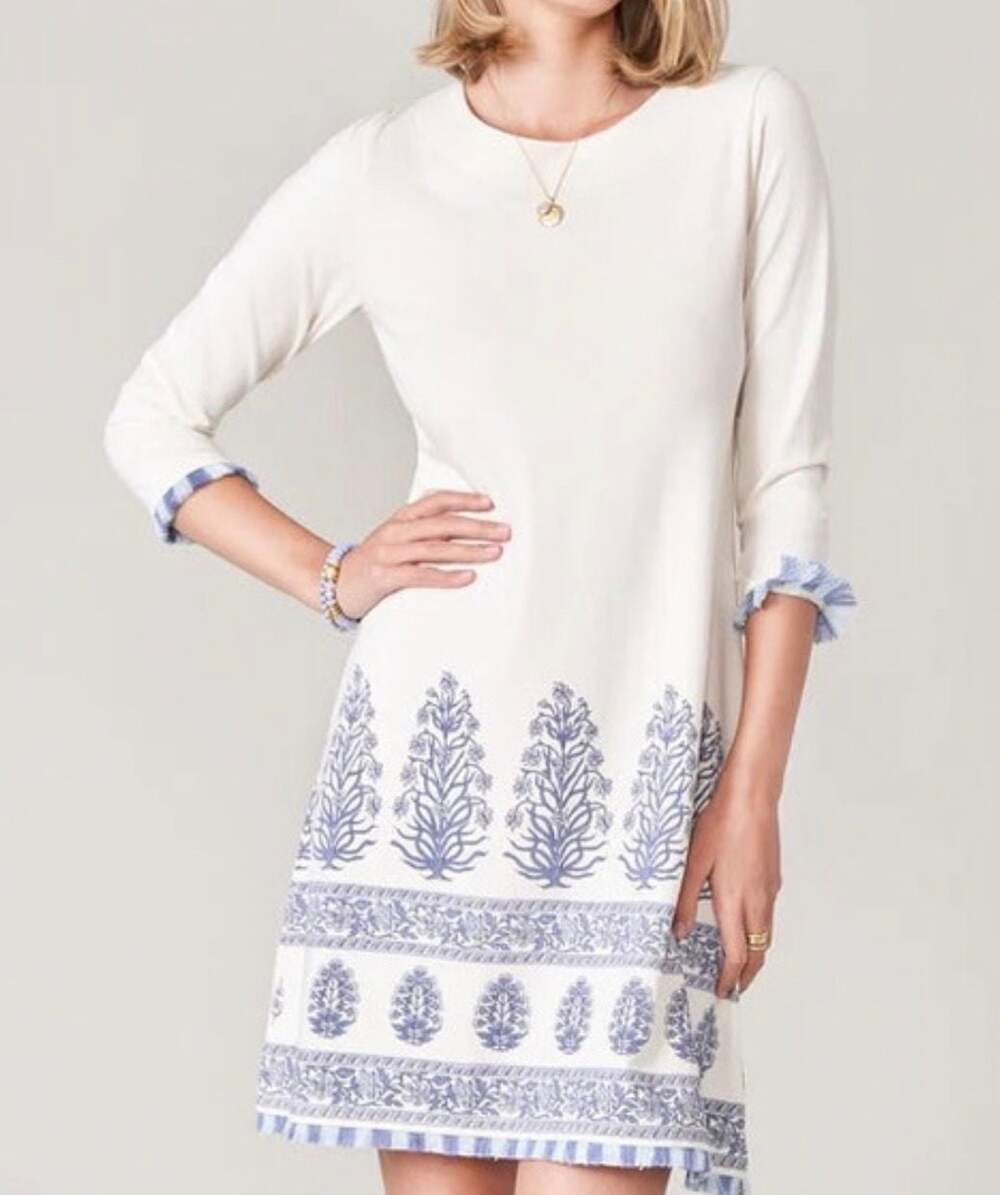 Spartina 449 Printed Shift Dress Size XS